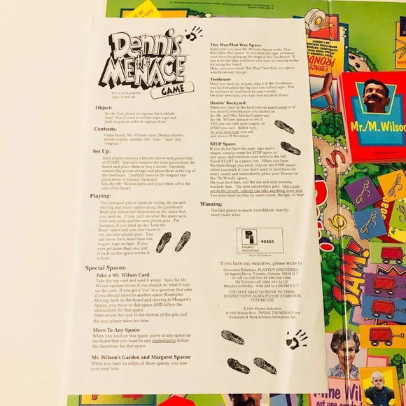 1993 Dennis The Menace The Movie Playtoy Board Game  Complete French and ENG - Picture 11 of 16